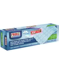 Bolsas Cubitos Hielo Froiz 300 cubitos 15 bolsas
