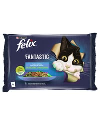 Comida gatos Félix Fantastic pescado 4x85 g