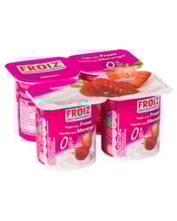 Yogur Froiz 0% fresa 4x125 g