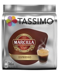 Café cápsulas Tassimo Marcilla espresso 16 u