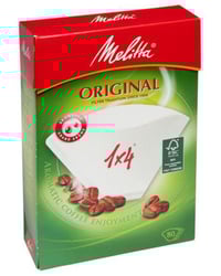 Filtro café Melitta 1x4 40 u
