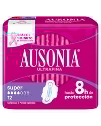 Compresa Ausonia súper alas 12 u