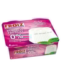 Queso fresco Burgos Froiz 0% 4x62,5 g