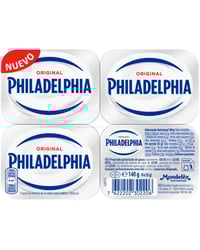 Queso Philadelphia untar original en porciones 4x35 g