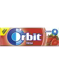 Chicle Orbit fresa  gragea 10 u
