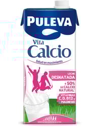 Leche Puleva Calcio desnatada brik 1 L