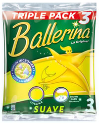 Bayeta Ballerina multiusos lote ahorro 3 unidades