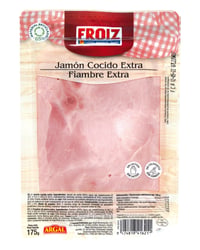 Jamón cocido Froiz extra lonchas 175 g