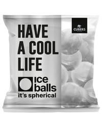 Hielo Ice Balls Cubers bolsa 1 kg