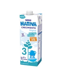 Preparado lácteo infantil Nestlé Nativa Crecimiento +1 original 1 L