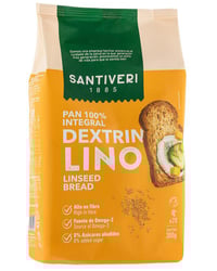 Pan tostado Dextrín con semillas de lino 300 g