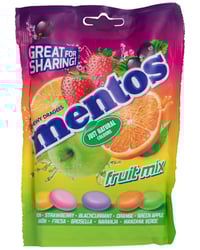 Caramelo Mentos Fruit Mix pouch 160 g
