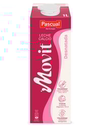 Leche Pascual Movit calcio desnatada brik 1 L