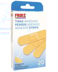 Tiras adhesivas Froiz tamaño único 20 u