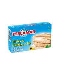 Filete de Caballa Pescamar en aceite de girasol 81 g