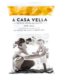 Patatas fritas sartén A Casa Vella sin sal 150 g