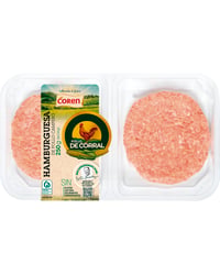 Hamburguesa pollo Corral bandeja 250 g