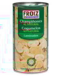 Champiñones Froiz laminados lata 185 g
