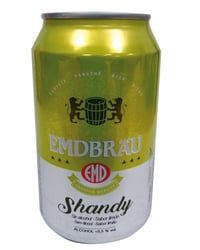 Cerveza Emdbräu Shandy sabor limón lata 33 cl