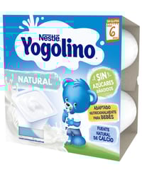 Yogolino Nestlé natural sin azúcares añadidos 4x100 g