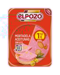 Mortadela ElPozo con aceitunas 200 g