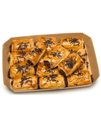 Mini Napolitana chocolate decorada bandeja 290 g