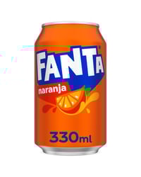 Fanta naranja lata 33 cl