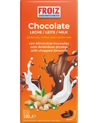 Chocolate Froiz extrafino con leche y almendras enteras 150 g