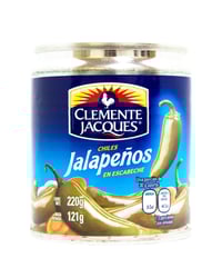 Chiles Jalapeños Clemente Jacques enteros en escabeche 121 g