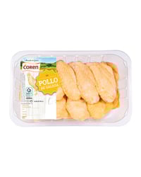 Alas de pollo bandeja peso aproximado 600 g