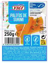 Palitos de Surimi MSC Vici Congelado 250 g