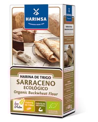 Harina trigo sarraceno Harimsa ecológica sin gluten 400 g