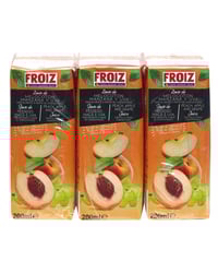 Zumo Froiz melocotón, manzana y uva 6x200 ml
