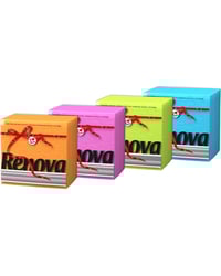 Servilletas Renova 1 capa colores 70 u