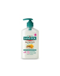 Jabón de manos Sanytol antibactericida nutritivo dosificador 250 ml