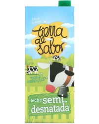 Leche Tierra de Sabor semidesnatada brik 1 l