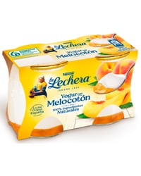 Yogur La Lechera con melocotón 2x125g