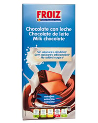 Chocolate Froiz con leche sin azúcares añadidos 100 g