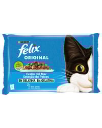 Comida gatos Félix pescado 4x85 g