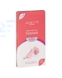 Bandas depilatorias corporales Crowe 20 u + 2 toallitas