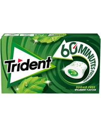 Chicle Trident 60 minutos hierbabuena 22 g