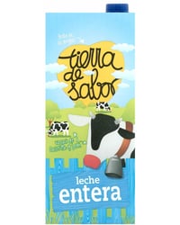 Leche Tierra de Sabor entera brik 1 l