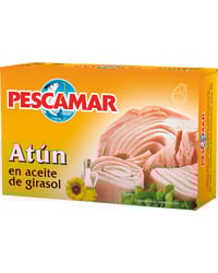 Atún Pescamar en aceite de girasol fácil apertura 143 g
