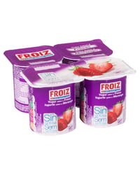 Froiz sin lactosa sabor fresa 4x125 g
