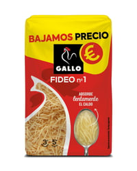 Pasta Gallo fideo 1 400 g