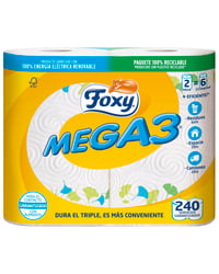 Papel cocina Foxy Mega3 2 rollos