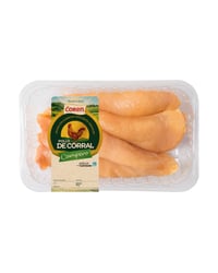 Pechuga de pollo Corral fileteada bandeja peso aproximado 400 g