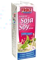 Bebida de soja Froiz ligera calcio 1 l