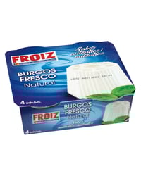 Queso fresco Burgos Froiz Natural 4x62,5 g