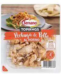 Toppings de pechuga de pollo al horno Serrano 140 g